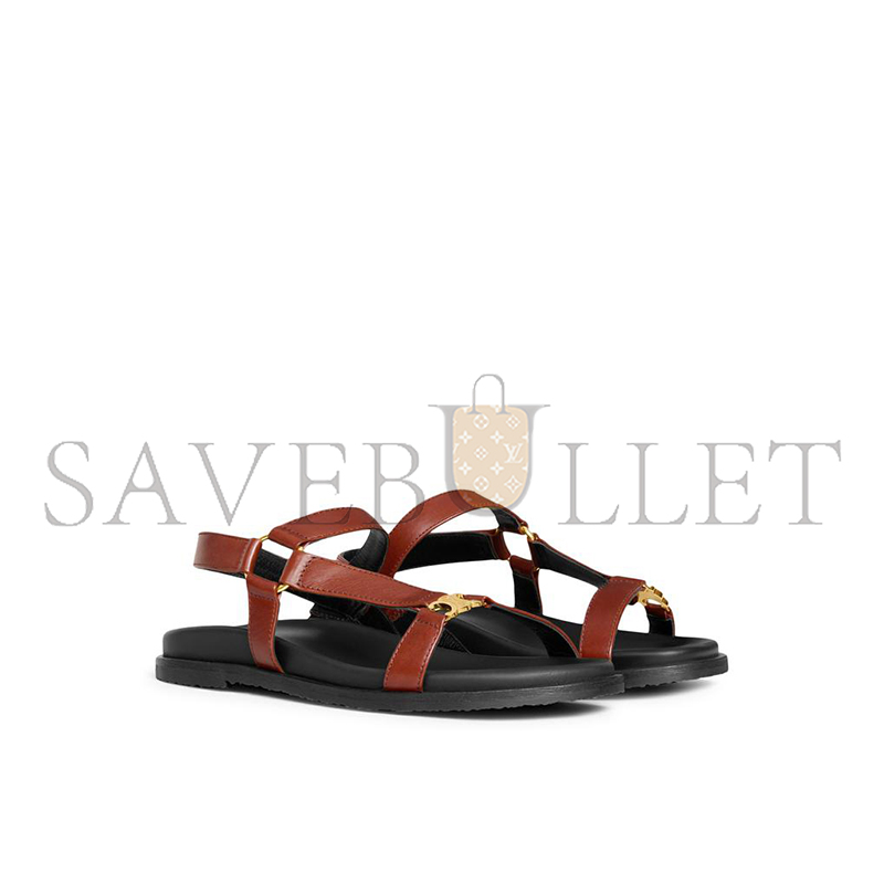 Ce**e maud sandal with triomphe in calfskin 362225042c.04ic